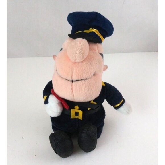 Vintage 1999 Stuffins Frosty The Snowman Police Officer 9" Plush - Picture 1 of 10
